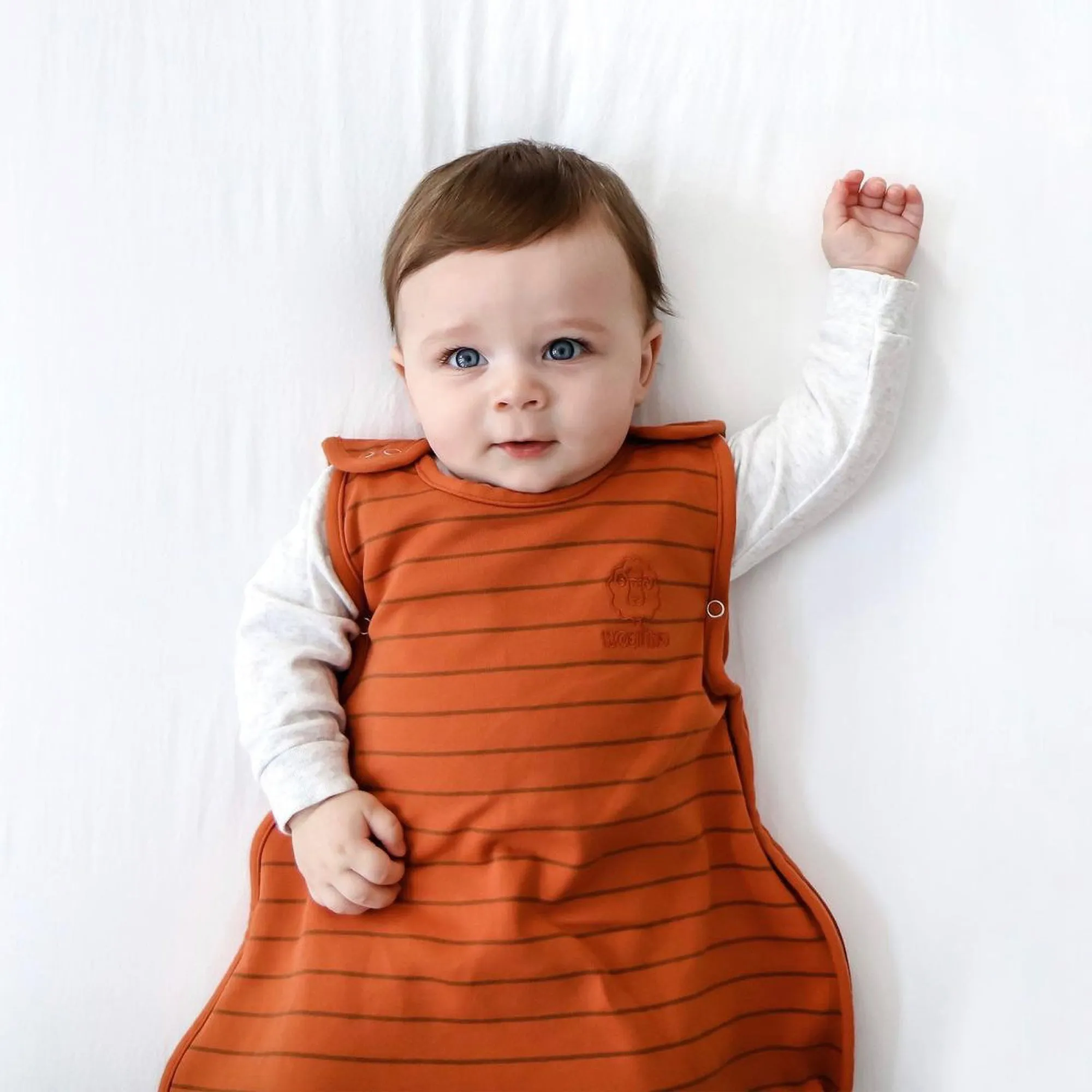 4 Season® Ultimate Baby Sleep Bag, Merino Wool & Organic Cotton, 2 Months - 2 Years, Terracotta