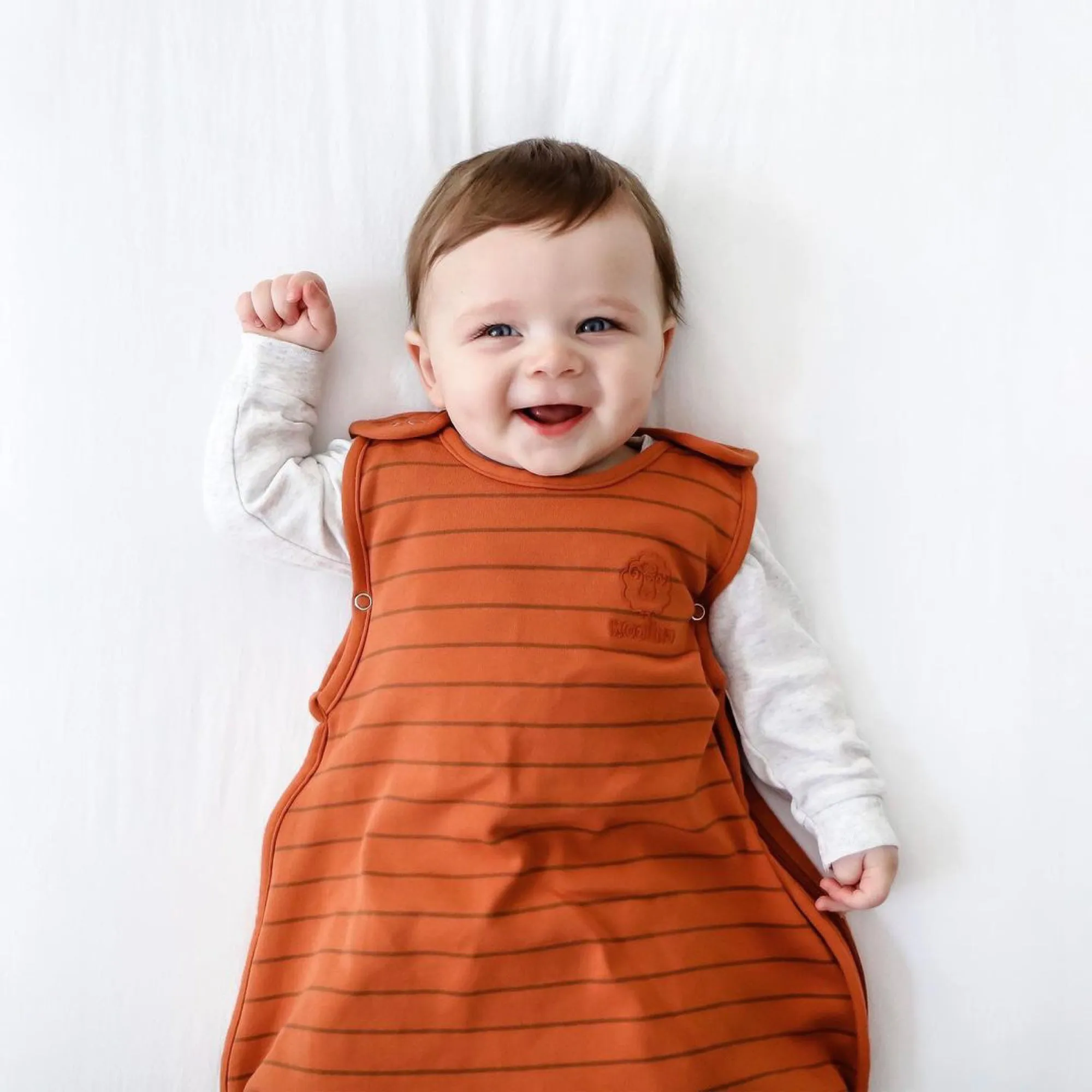 4 Season® Ultimate Baby Sleep Bag, Merino Wool & Organic Cotton, 2 Months - 2 Years, Terracotta