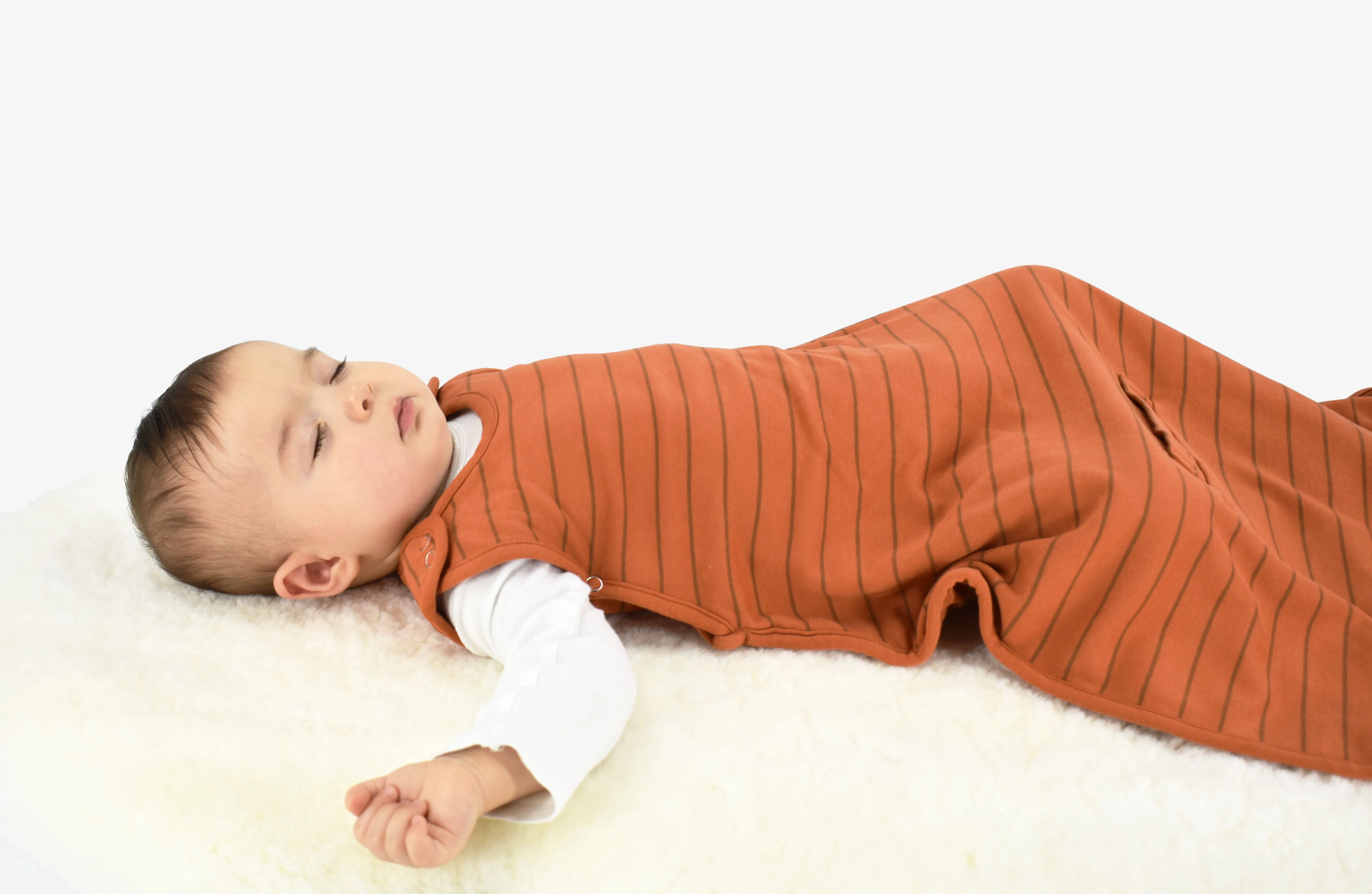 4 Season® Ultimate Baby Sleep Bag, Merino Wool & Organic Cotton, 2 Months - 2 Years, Terracotta