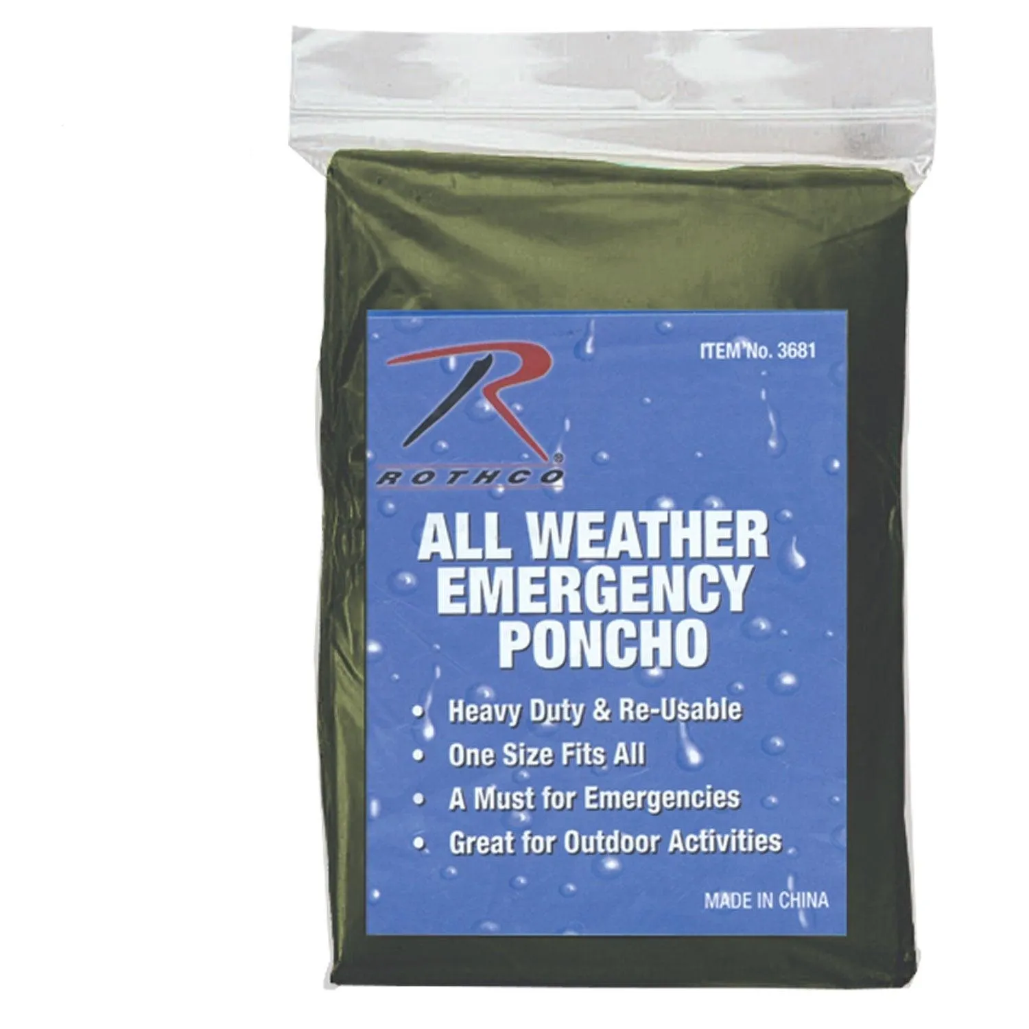 All Weather Emergency Poncho