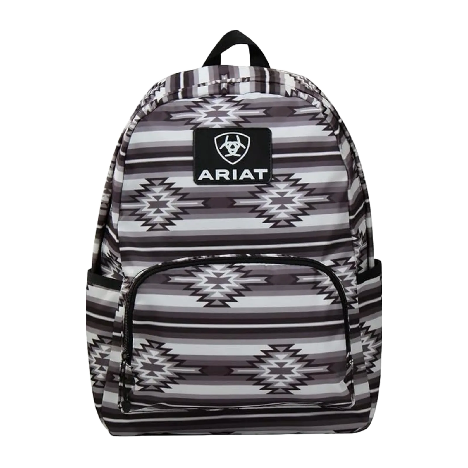 Ariat Aztec Graphic Grey & White Western Backpack A460002297