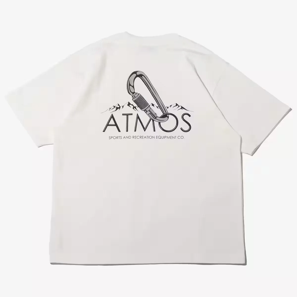 Stylish ATMOS Mountain Range Graphic T-Shirt for Outdoor Enthusiasts