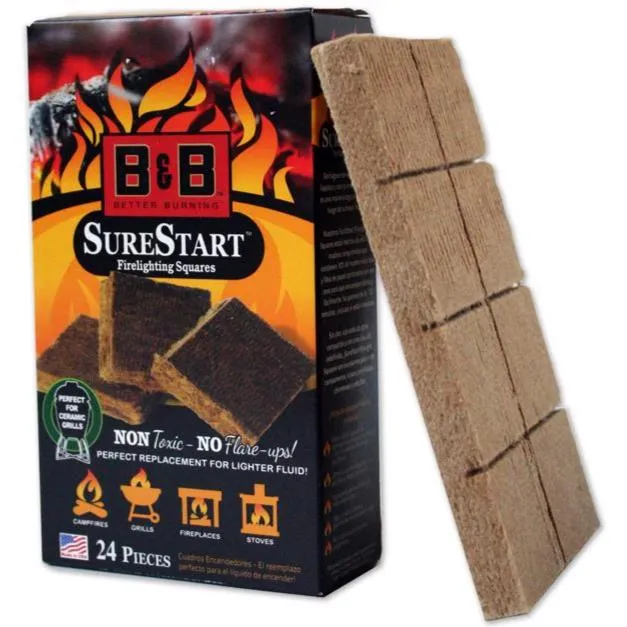 B&B Better Burning SureStart Fire Starters - 24 pc.