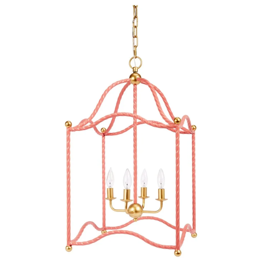 Blush And Gold Maggie Lantern