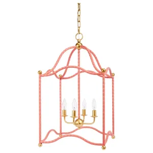 Blush And Gold Maggie Lantern