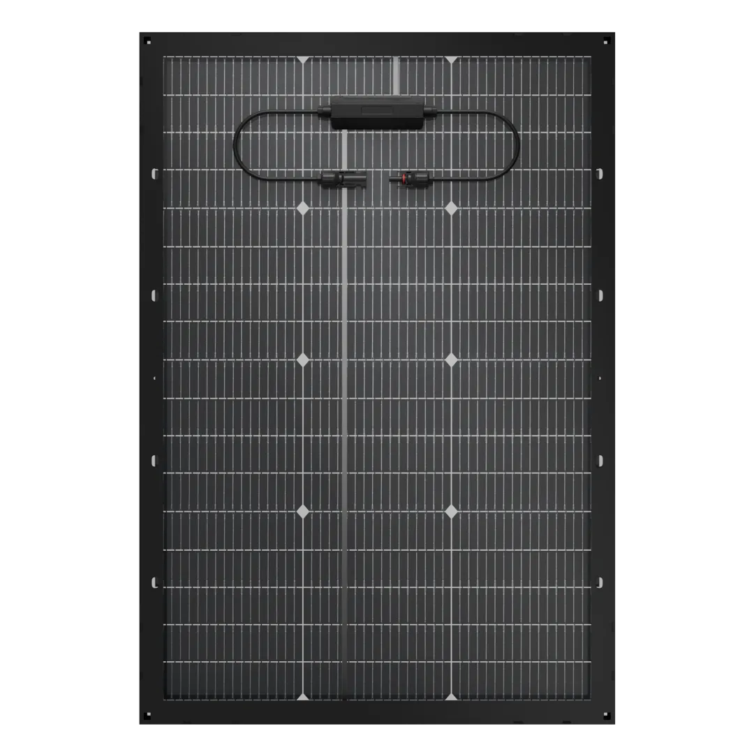 BougeRV 16BB N-Type 12V/24V 100 Watt Bifacial Solar Panel