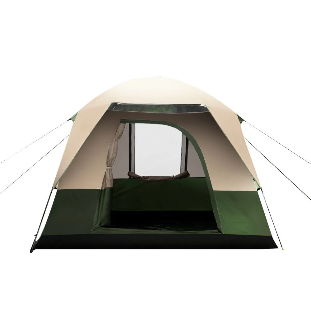 Camping Tent 4 Person Ripstop  - Green