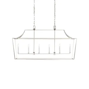 Chapman and Myers Southold Linear Chandelier