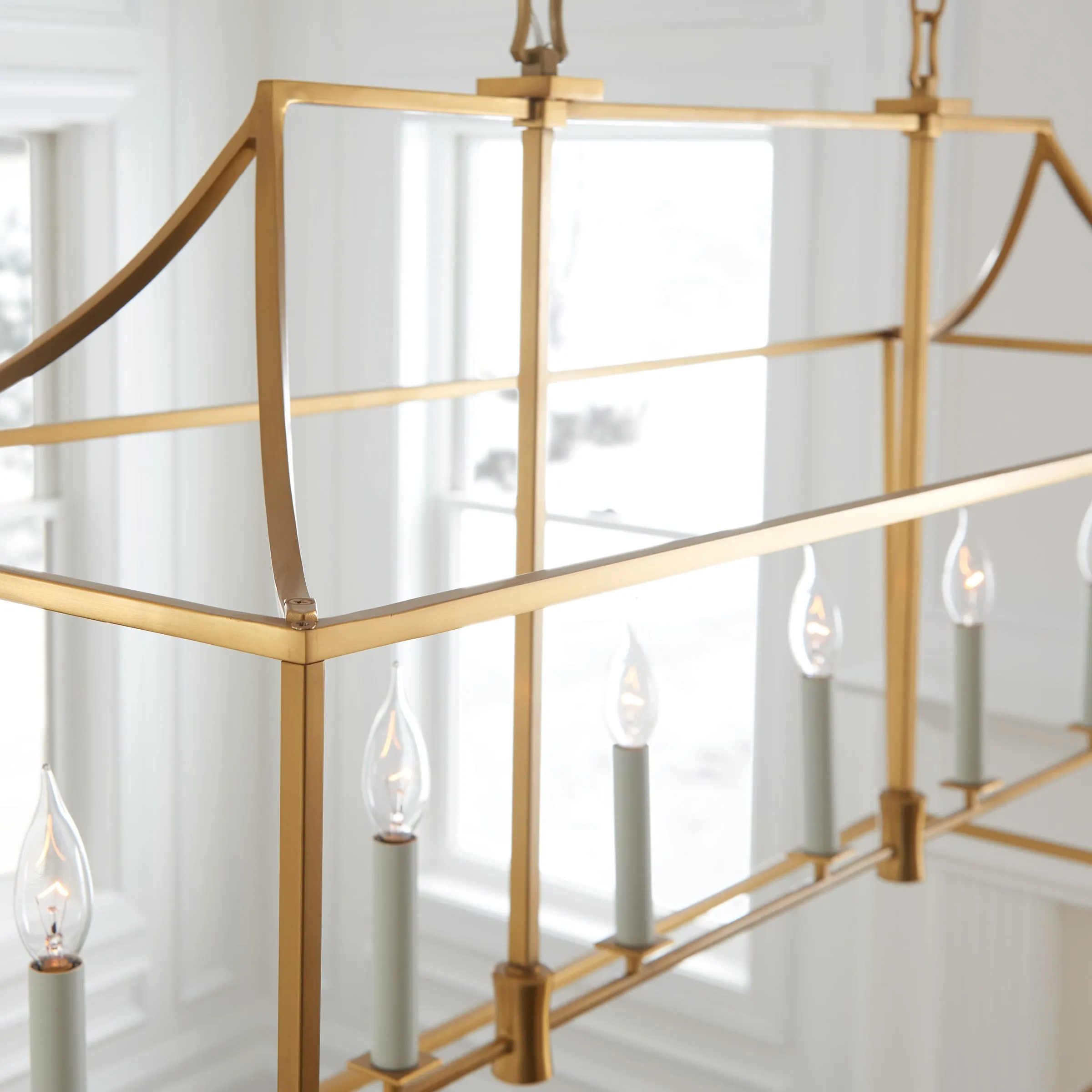 Chapman and Myers Southold Linear Chandelier