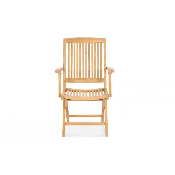 Classic Teak Folding Arm Chair