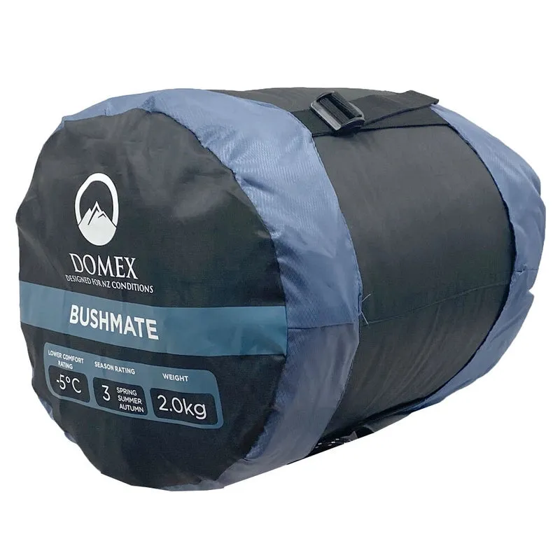 Domex Bushmate -5 Synthetic Fill RH Sleeping Bag - Blue