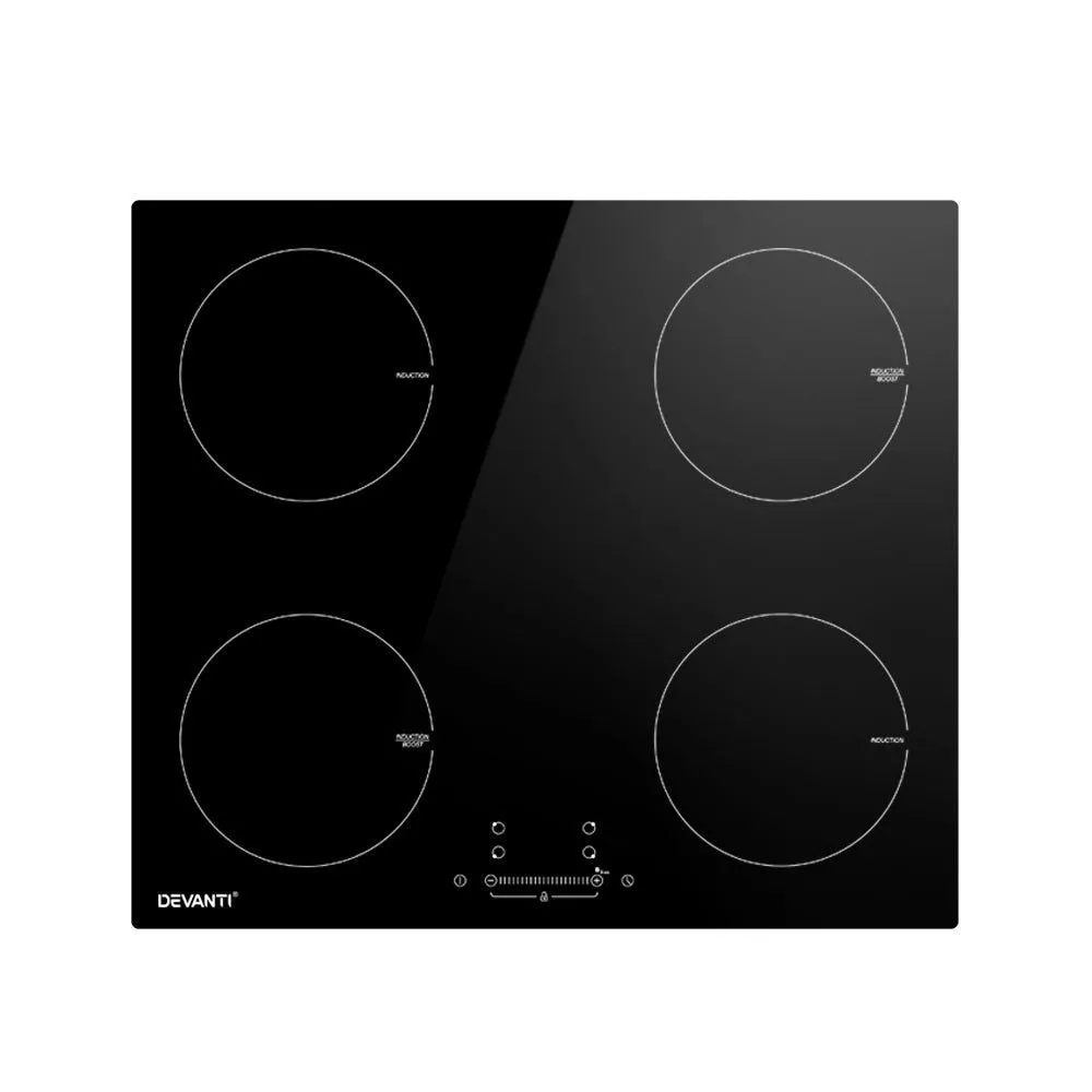 Electric Induction Cooktop 60cm Ceramic 4 Zones Stove Cook Top Hot Plate