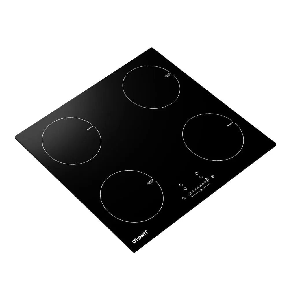 Electric Induction Cooktop 60cm Ceramic 4 Zones Stove Cook Top Hot Plate