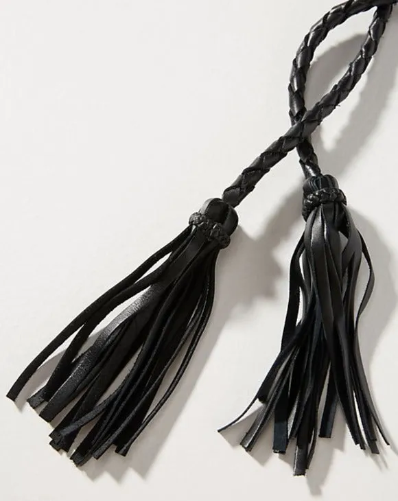 Fringe Soga Leather Belt