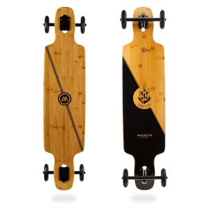 Glider Clear Longboard Skateboard Bamboo Deck Free Skate Tool