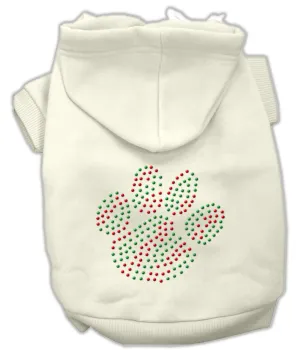 Holiday Paw Hoodies Cream L (14)