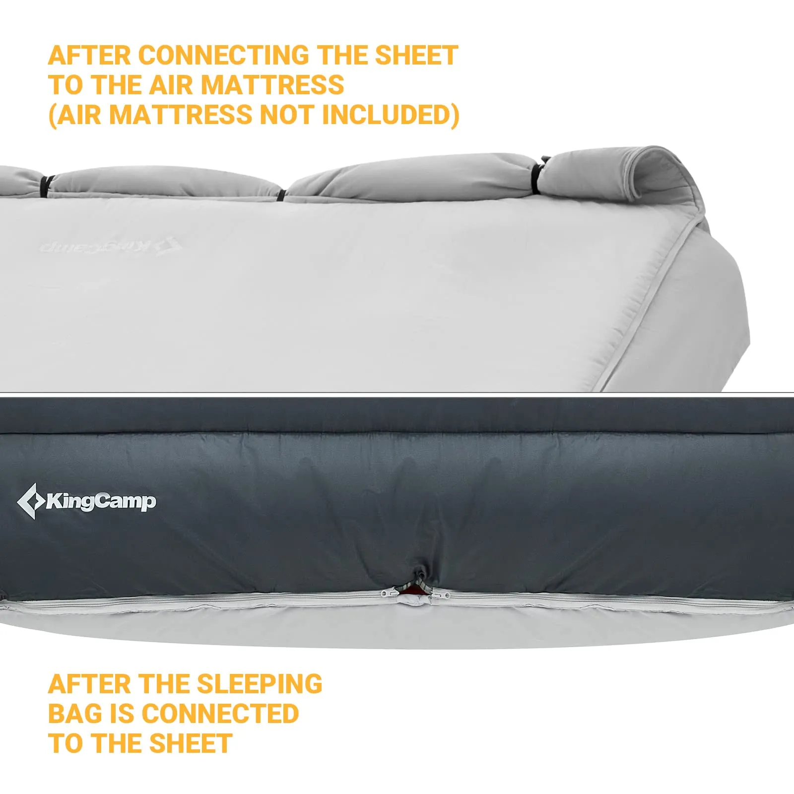 KingCamp AIRBED Queen Size Double Sleeping Bag