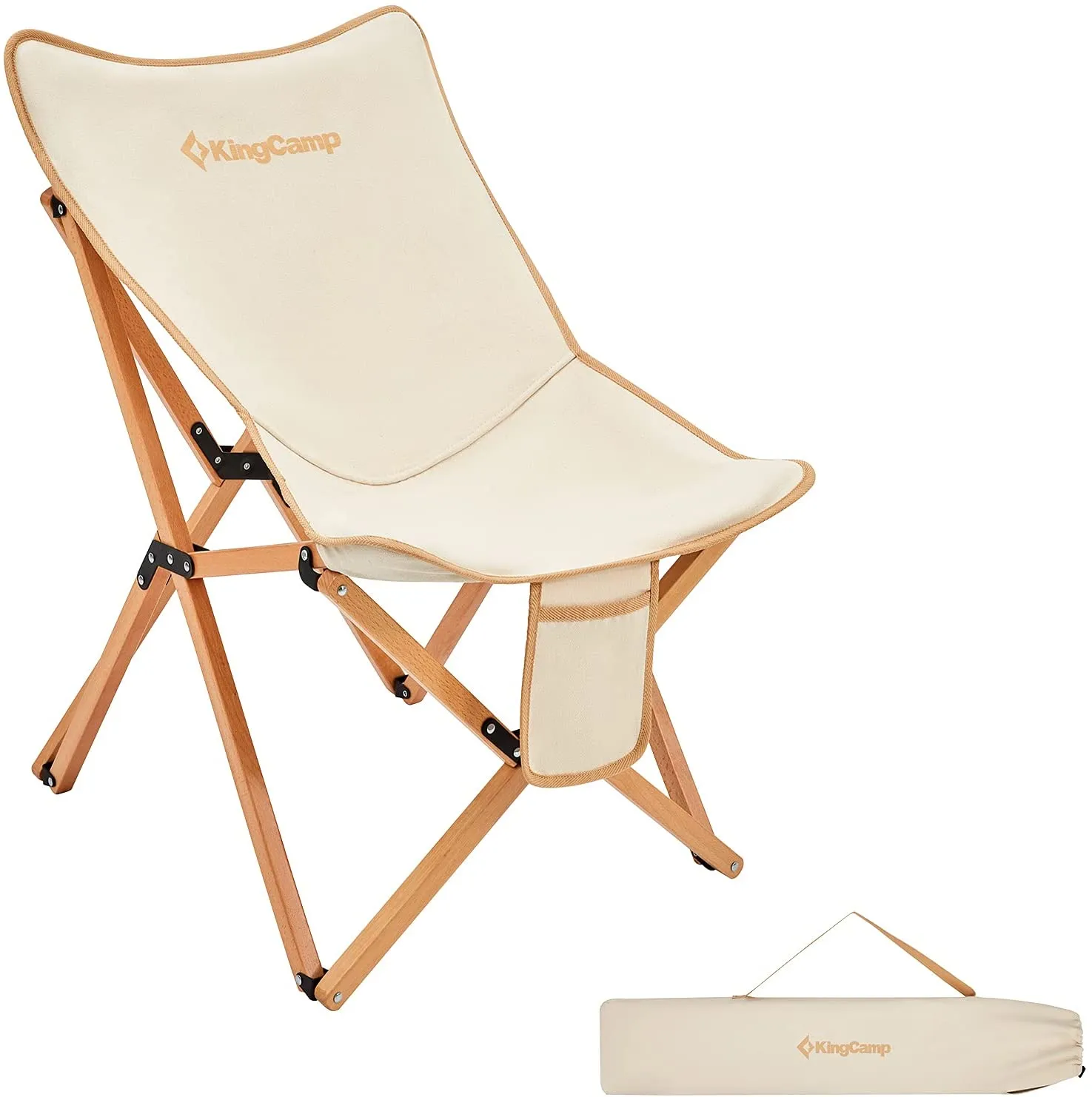 KingCamp Butterfly Chair with Removable Canvas Cover