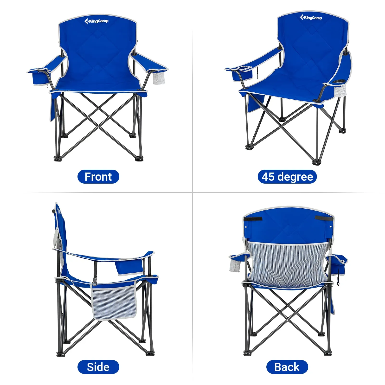 KingCamp Extra Large Oversized Folding Camping Chairs