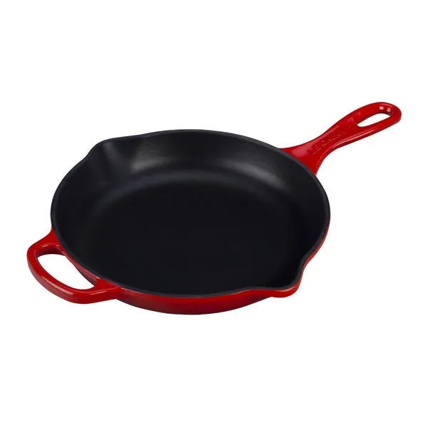 Le Creuset - 9" Iron Handle Skillet - Cherry