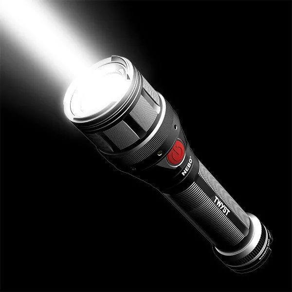 NEBO 6296 Twyst LED Flashlight / Worklight / Lantern - Silver