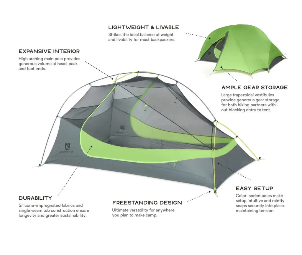 Nemo Dragonfly™ Ultralight Backpacking Tent