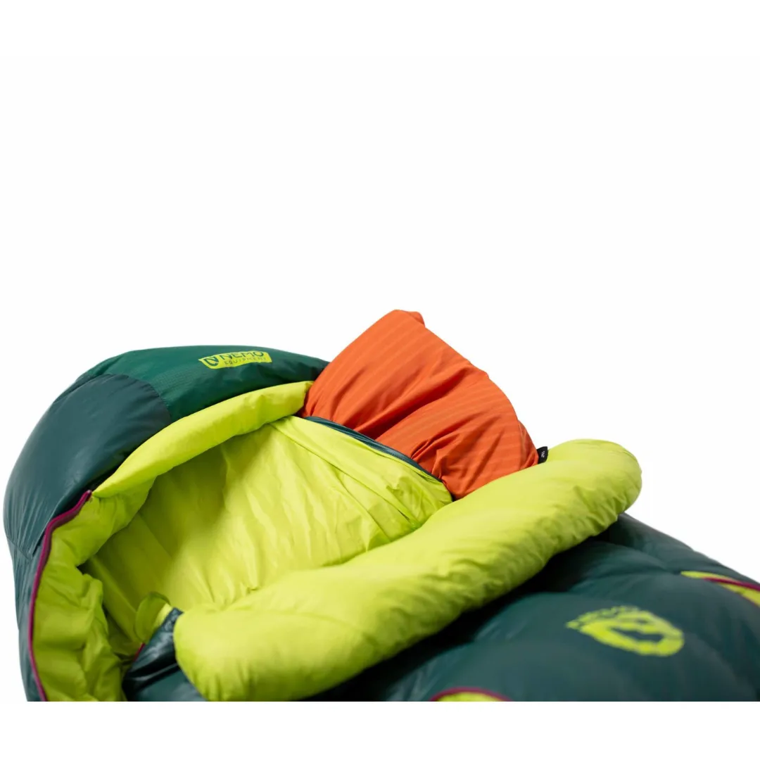 NEMO EQUIPMENT WOMENS DISCO DOWN SLEEPING BAG 15 REGULAR