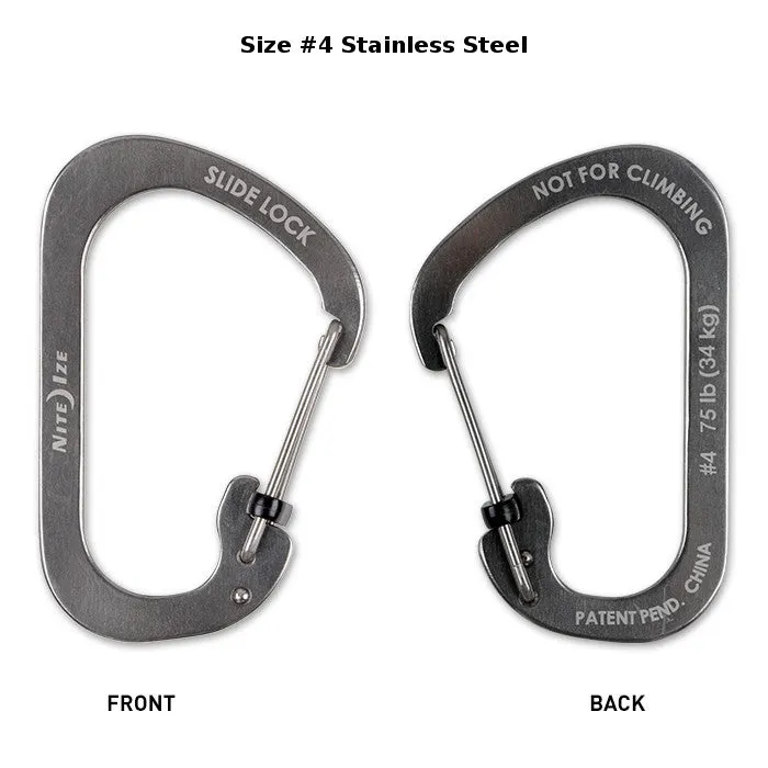 Nite Ize - CARABINER-SLIDELOCK #4 75LB (34KG) -