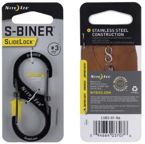 Nite Ize - S-BINER SLIDELOCK #3 25LB (11KG) -