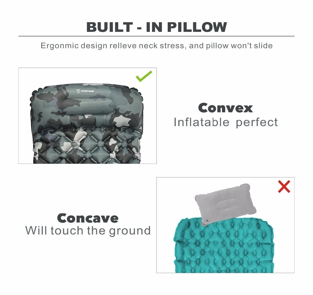 Outdoor Inflatable Mattress with or without Pillows