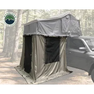 Overland Vehicle Systems - Nomadic 2 Roof Top Tent Annex - Green Base with Black Floor & Travel Cover