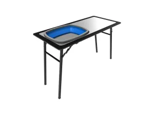 Pro Stainless Steel prep Table W/ Foldable Basin - Front Runner