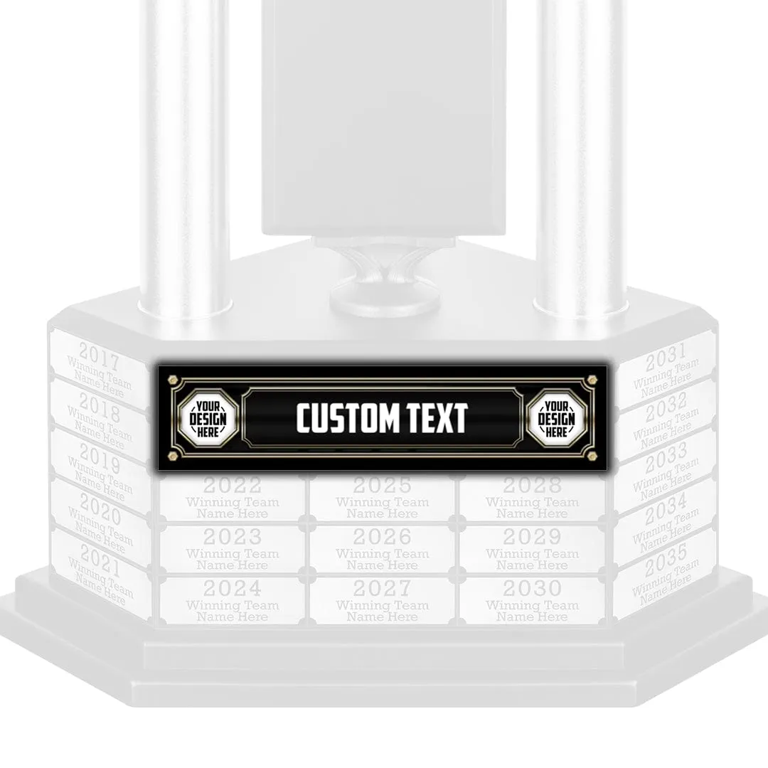 "Design Your Own" Perpetual Trophy League Plate