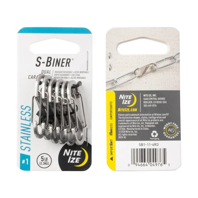 S-Biner Stainless Steel Dual Carabiner #4