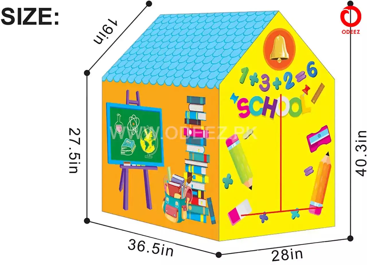 School House Play Tent for Kids