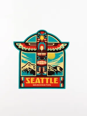 Seattle Totem Sticker