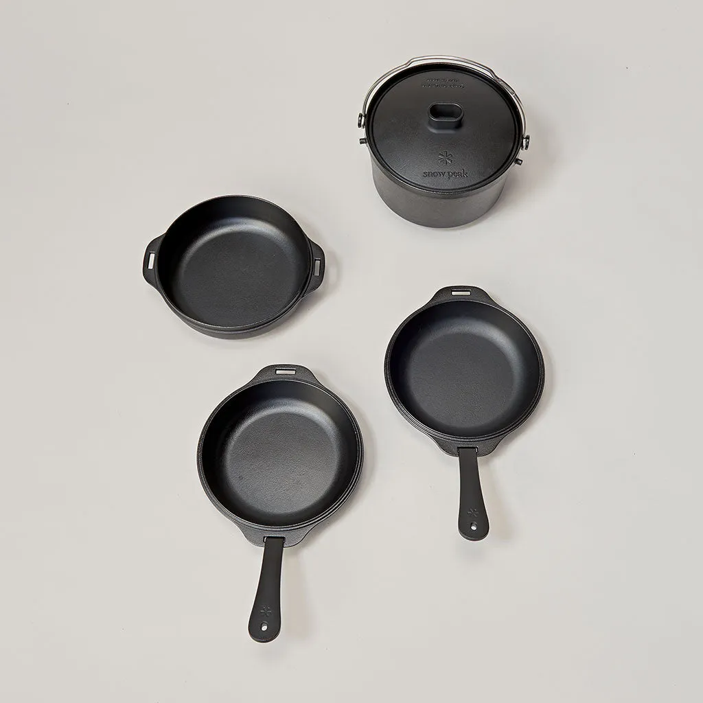 SNOW PEAK COMBO DUTCH DUO - CAST IRON