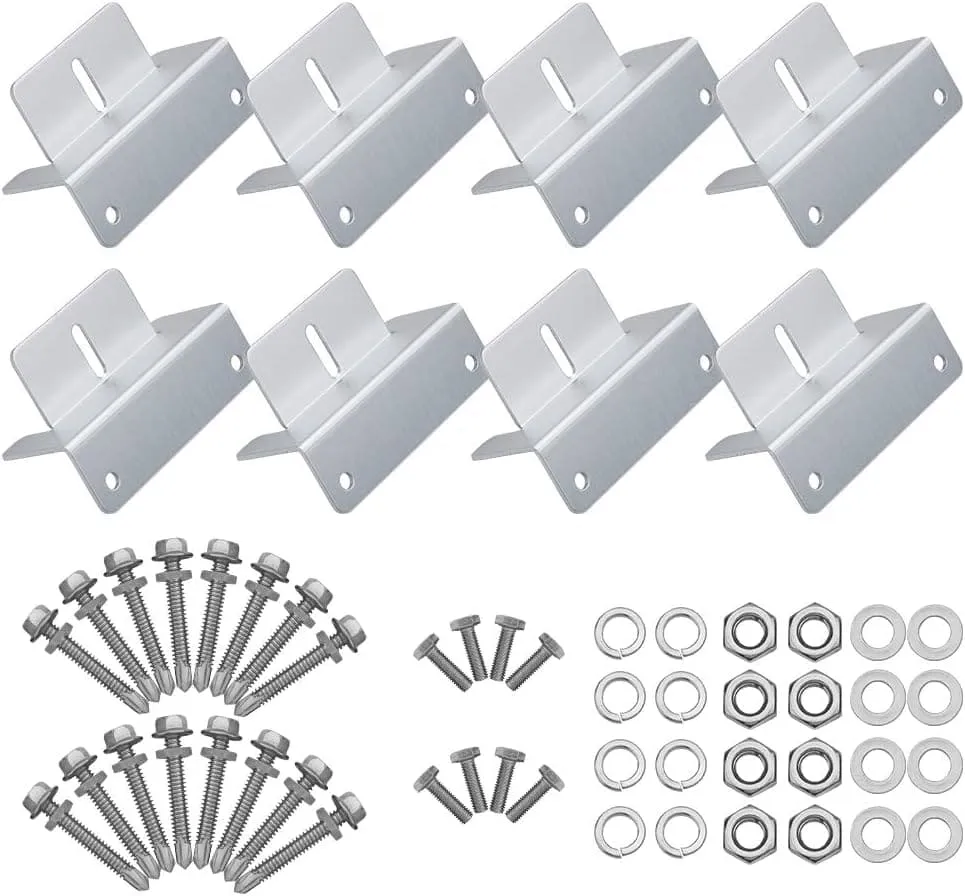 Solar Panel Mounting Z Bracket Mount Kits