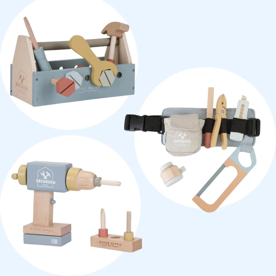 Toolbox, Toolbelt and Drill Bundle Play Set