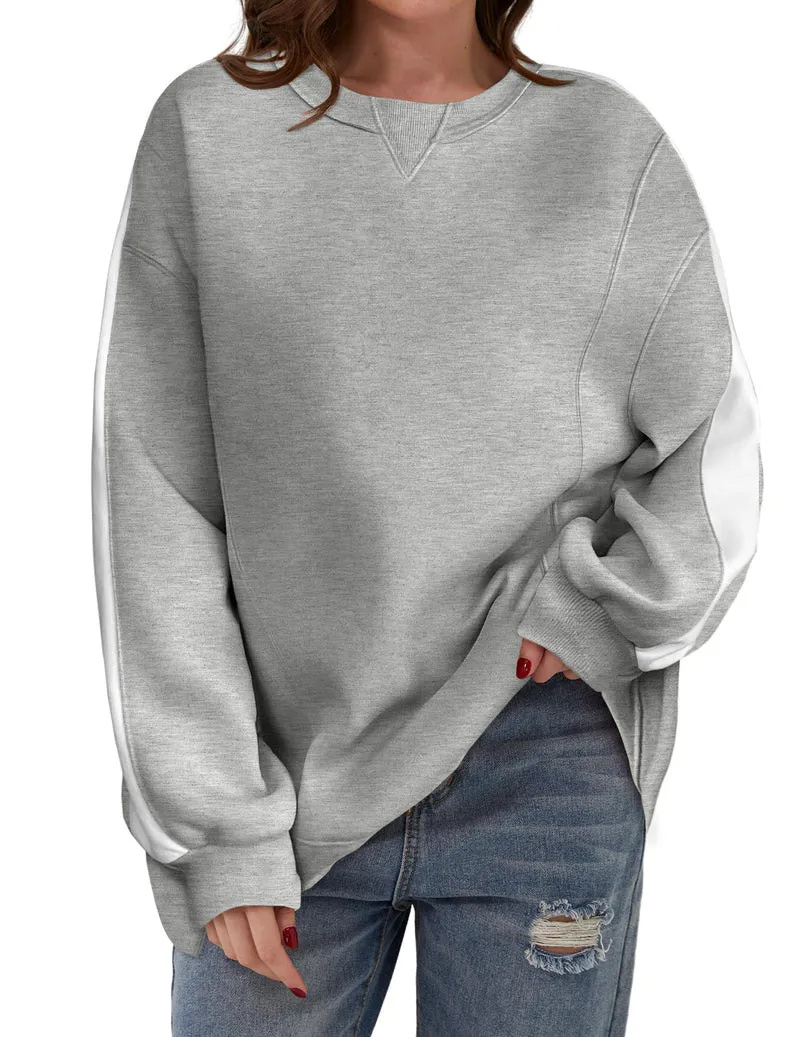 Zeagoo Womens Oversized Sweatshirts Hoodies Fleece Crew Neck Pullover