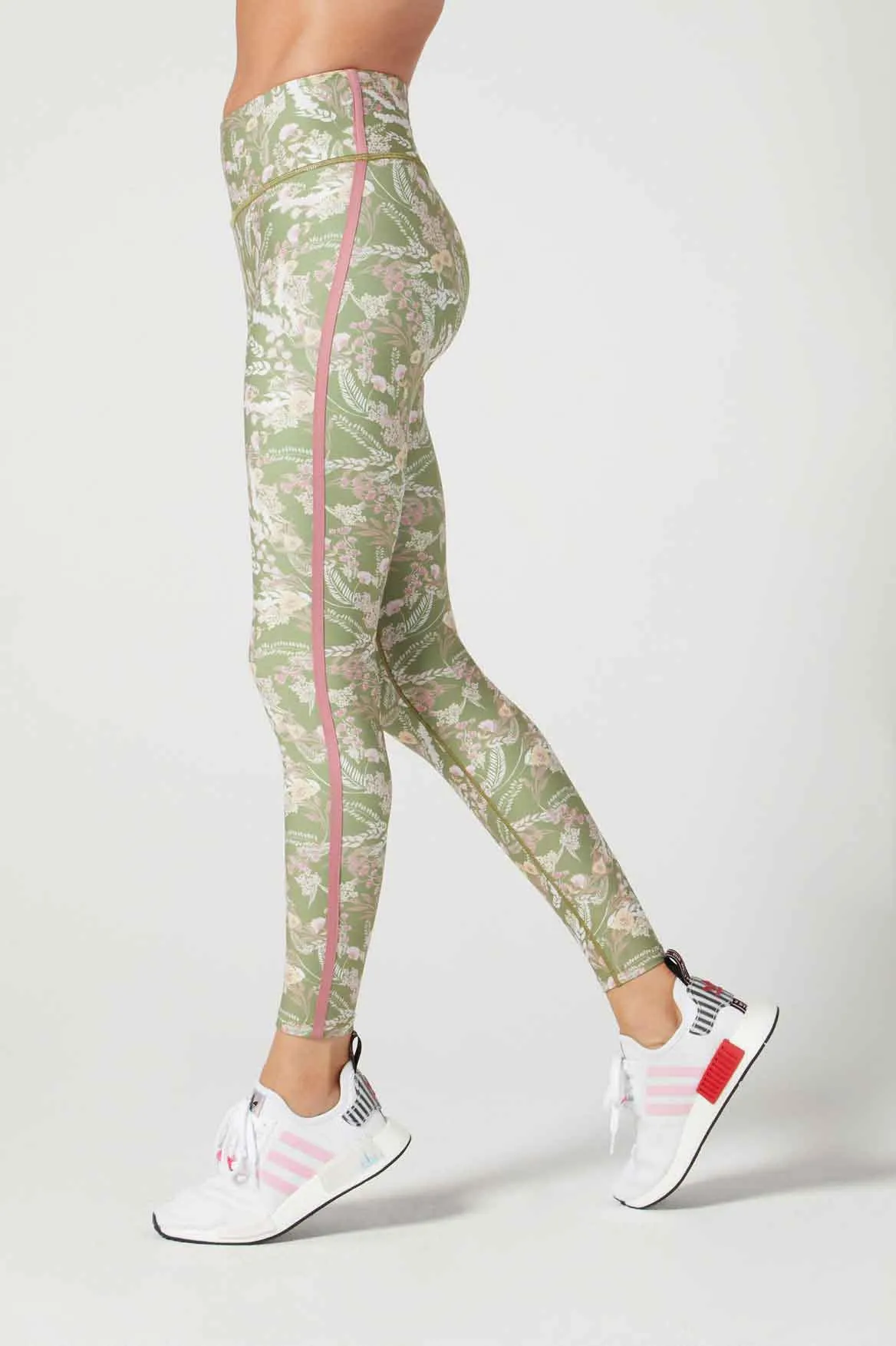 Zoe Back Pocket Legging Calico Sage