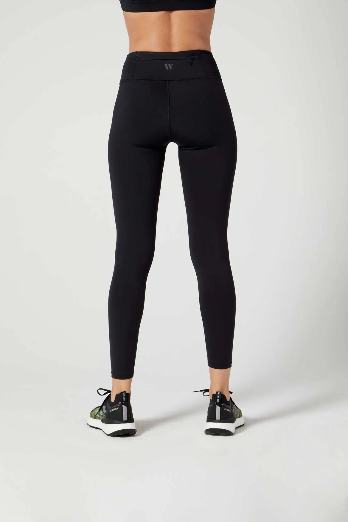 Zoe Back Pocket Legging Jet Black